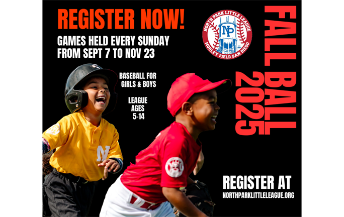 Fall Ball Registration is open!